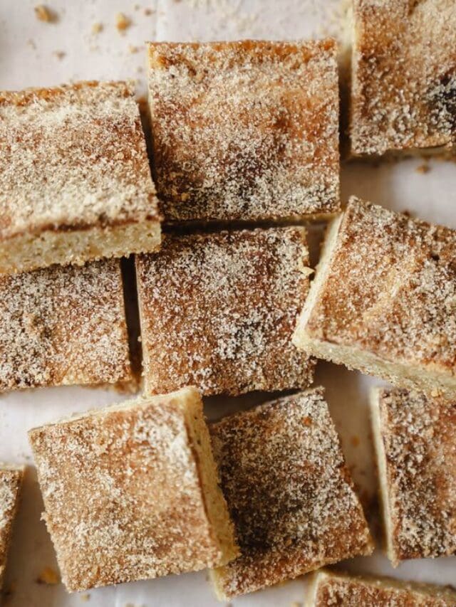 Snickerdoodle Blondies Recipe