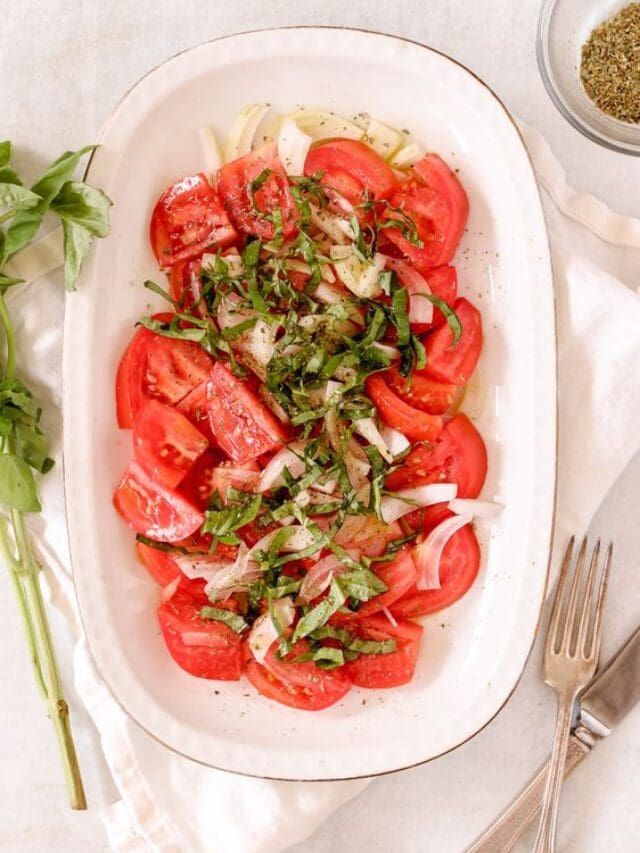 Quick and Easy Italian Tomato Salad Recipe