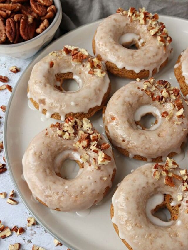 Baked Carrot Cake Donuts Recipe