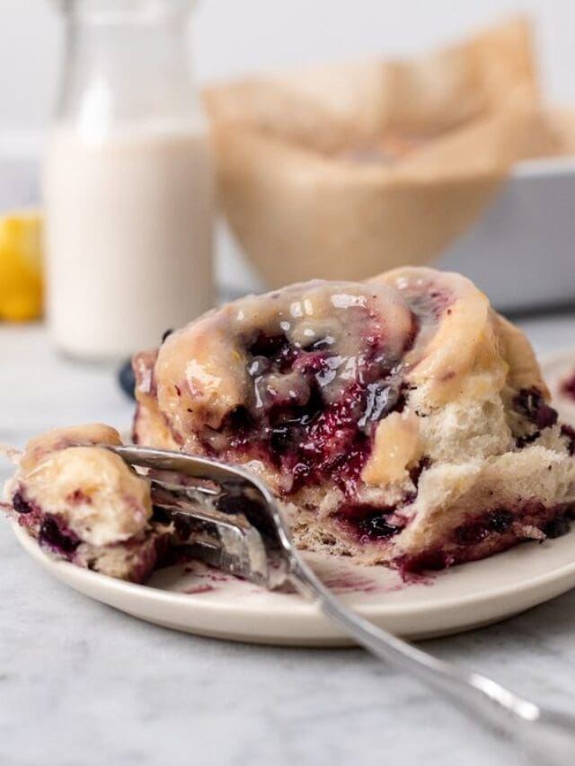 Lemon Blueberry Sweet Rolls Recipe