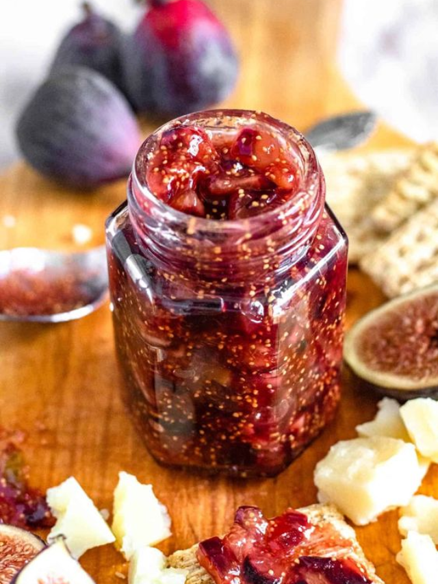 Homemade Fig Jam (With Dried Figs) Recipe