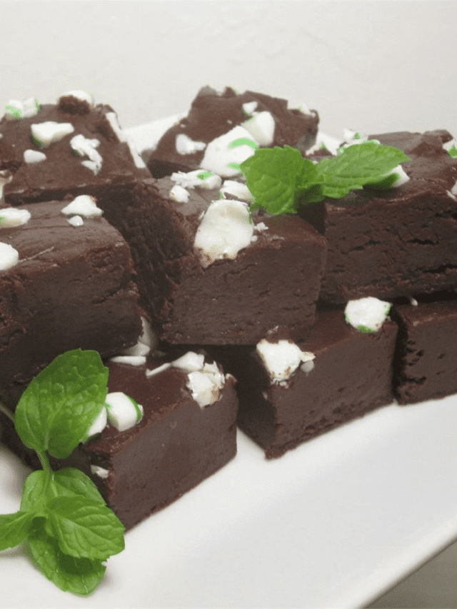 Dark Chocolate Peppermint Fudge Recipe