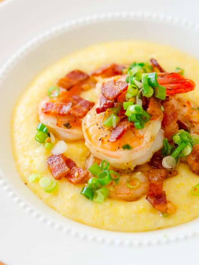 Mediterranean-Inspired Shrimp And Grits Recipe