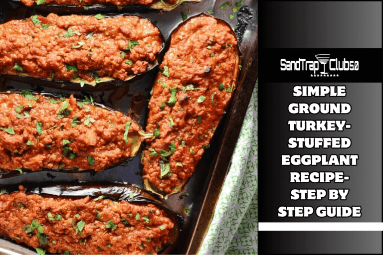 Simple Ground Turkey-Stuffed Eggplant Recipe- Step by Step Guide