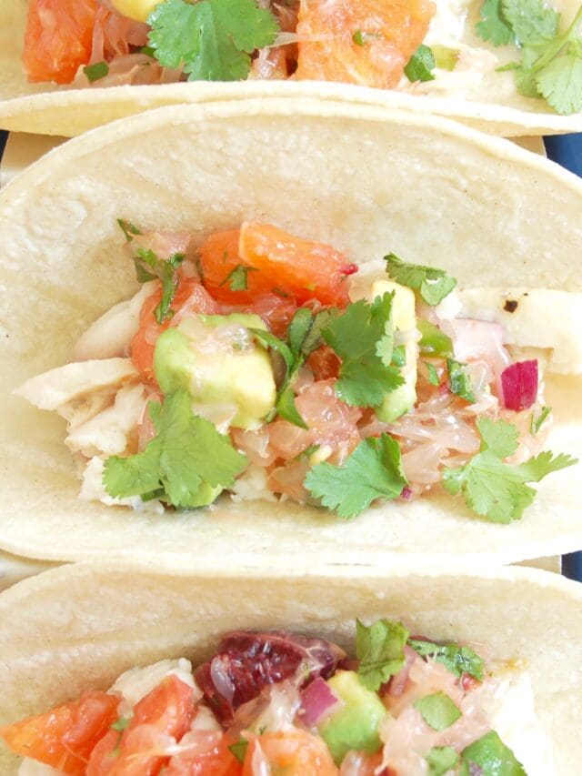 Citrusy Fish Tacos With Grapefruit Salsa Recipe