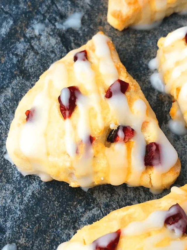 Glazed Eggnog Scones Recipe